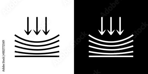 Super soft icon trendy style illustration. Elastic sign.