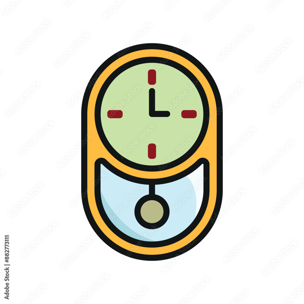 clock icon vector design template elegant style clock icon vector design template elegant style