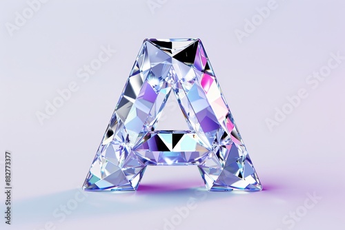 diamond shaped letter A with a diamond shaped letter B on top of it