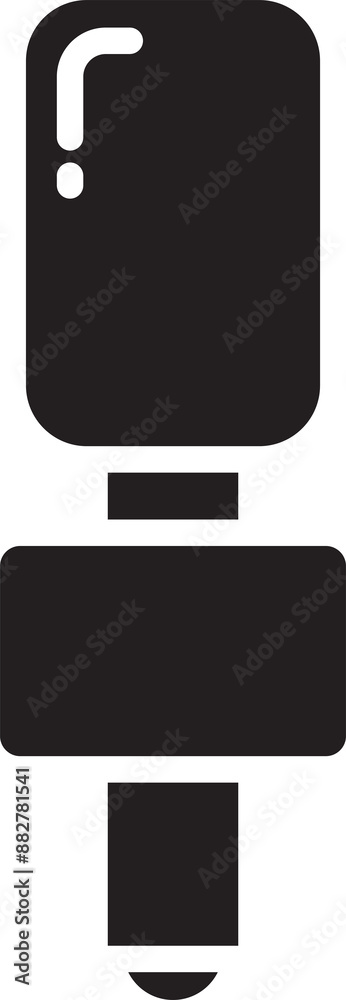 Microphone Glyph Icon Microphone Glyph Icon