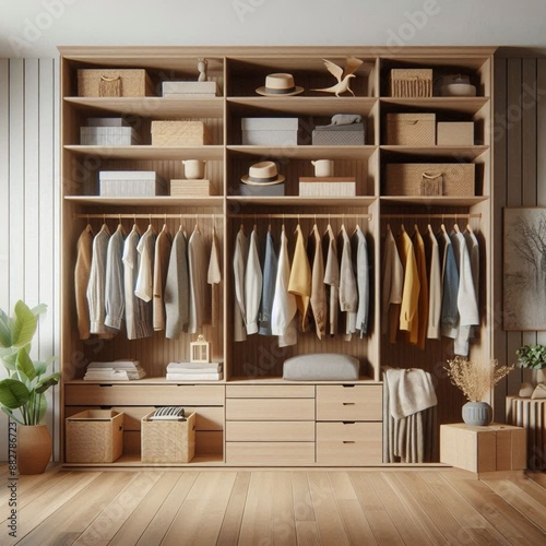 wooden kitchen interior