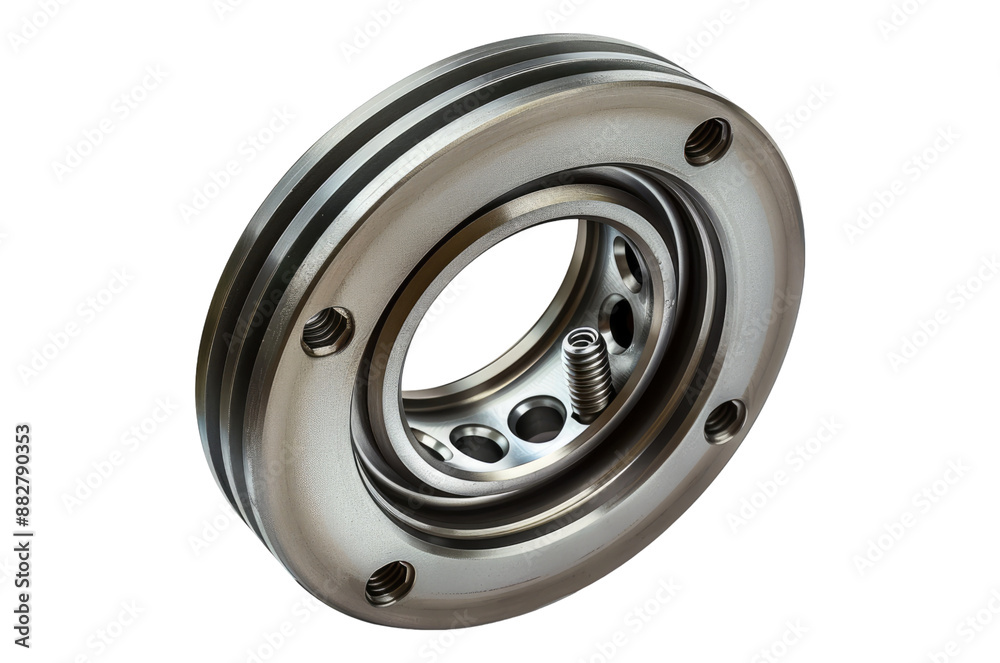 Photo of bearing spare part isolated on transparent background Photo of bearing spare part isolated on transparent background