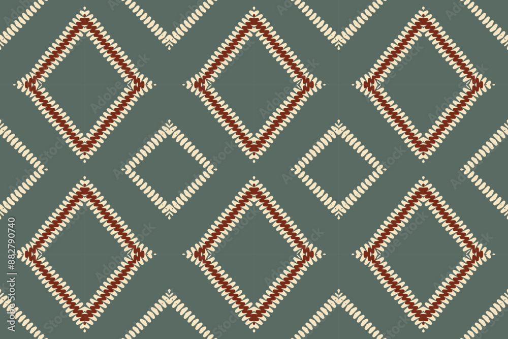 Abstract Ikat Art Seamless Pattern Folk Embroidery Aztec Geometric Art, Geometric Ethnic, African Ikat Paisley Embroidery. Navajo, Seamless Pattern Abstract Ikat Art Seamless Pattern Folk Embroidery Aztec Geometric Art, Geometric Ethnic, African Ikat Paisley Embroidery. Navajo, Seamless Pattern