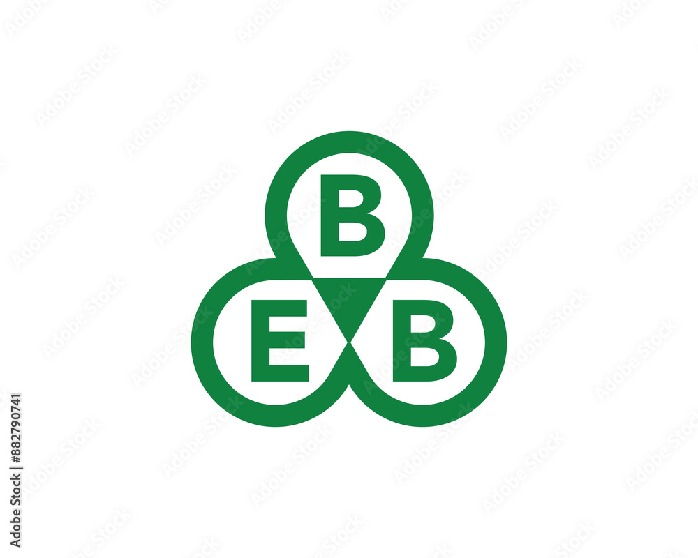BEB Logo design vector template. BEB logo design. BEB Logo design vector template. BEB logo design.
