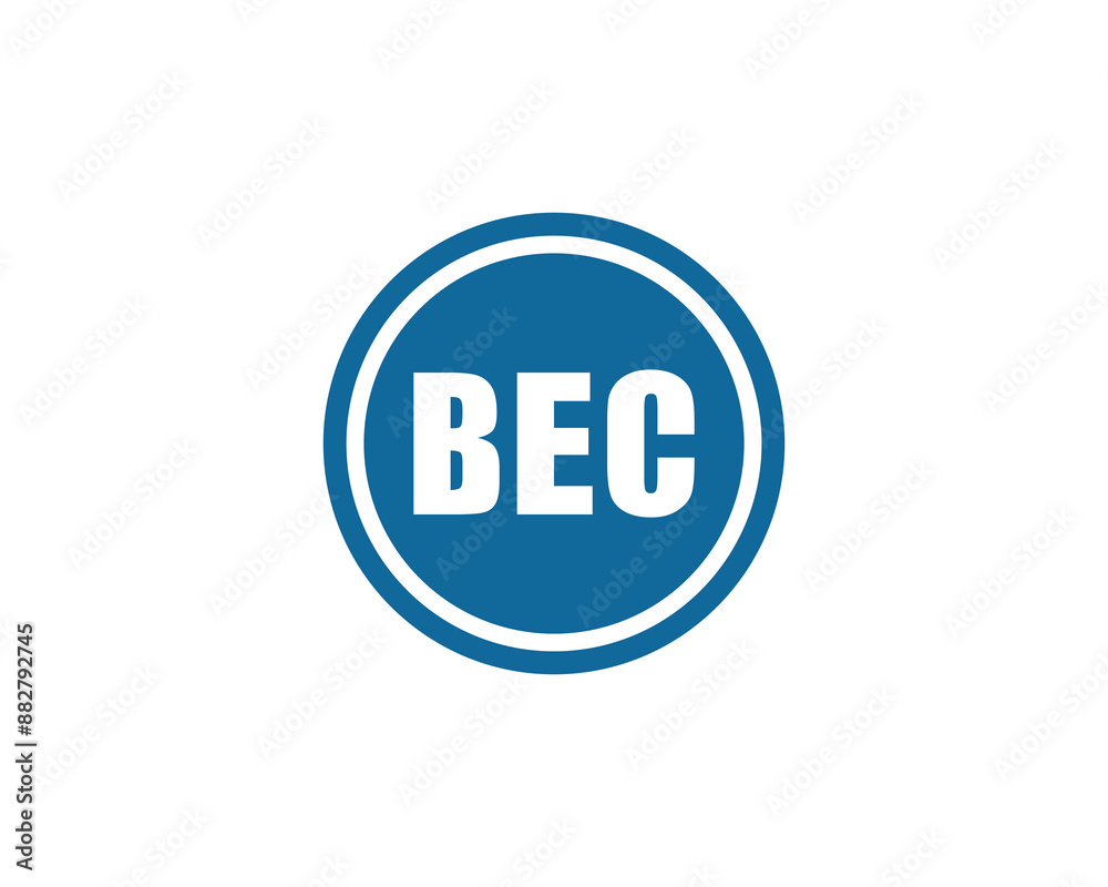 BEC logo design vector template. BEC logo design. BEC logo design vector template. BEC logo design.
