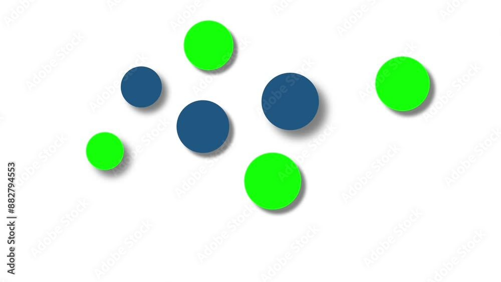 abstract circle Loop motion Background.