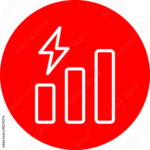 Intensity Vector Line White Circle Red