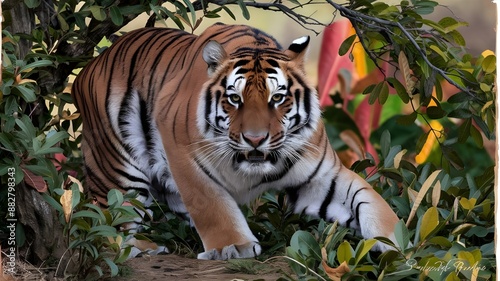 Tiger in the jungle photo