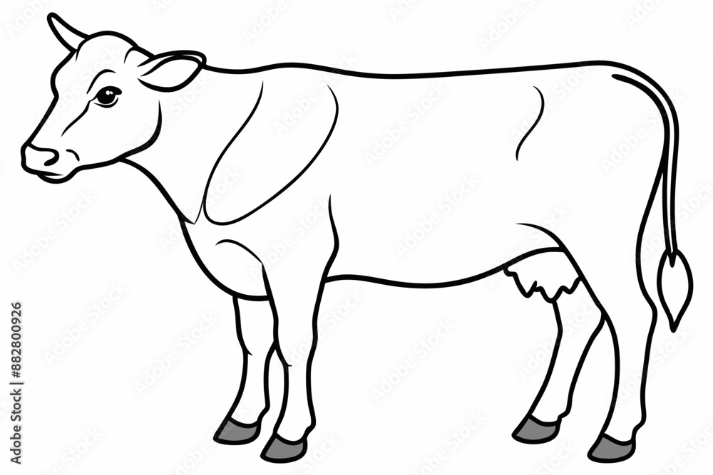 cow line art vector illustration
cow line art vector illustration