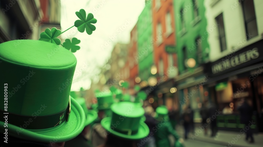 Obraz premium St. Patrick's Day Celebration in Dublin