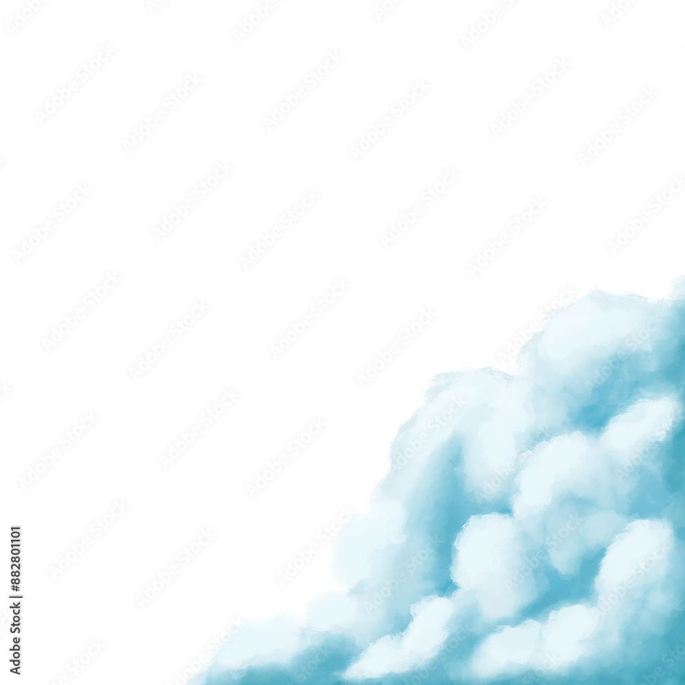 Naklejka premium Cloud