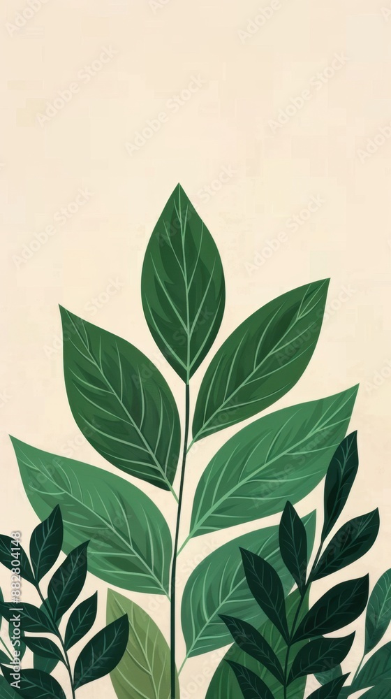 Overlapping leaf icons symbolizing partnership and natural collaboration with copy space and deep depth of field. Overlapping leaf icons symbolizing partnership and natural collaboration with copy space and deep depth of field.