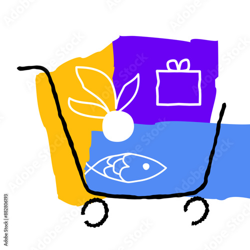 Full shopping cart
