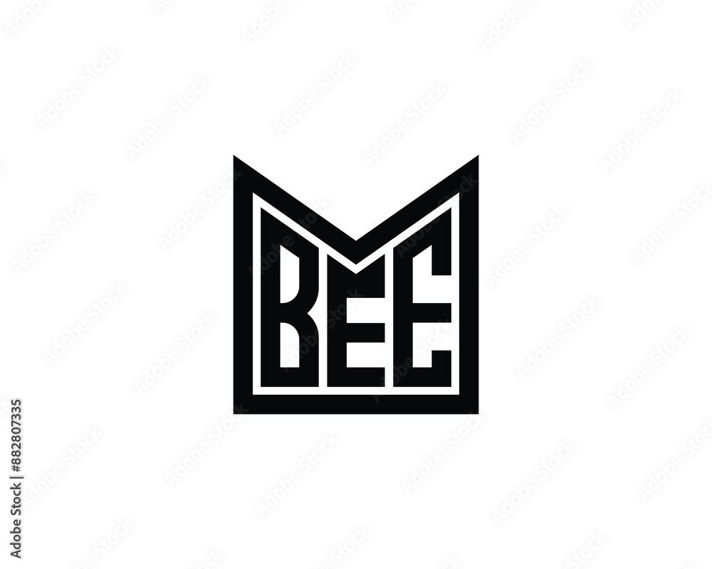 BEE Logo design vector template. BEE logo design. BEE Logo design vector template. BEE logo design.