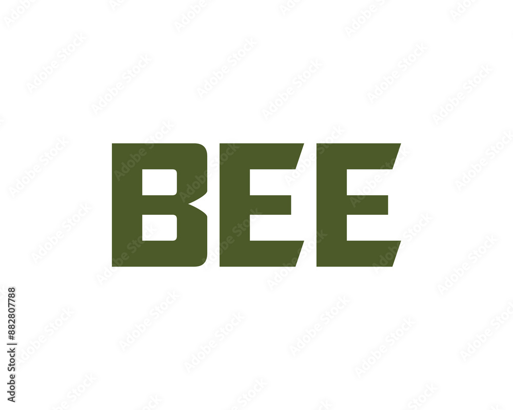 BEE Logo design vector template. BEE logo design. BEE Logo design vector template. BEE logo design.