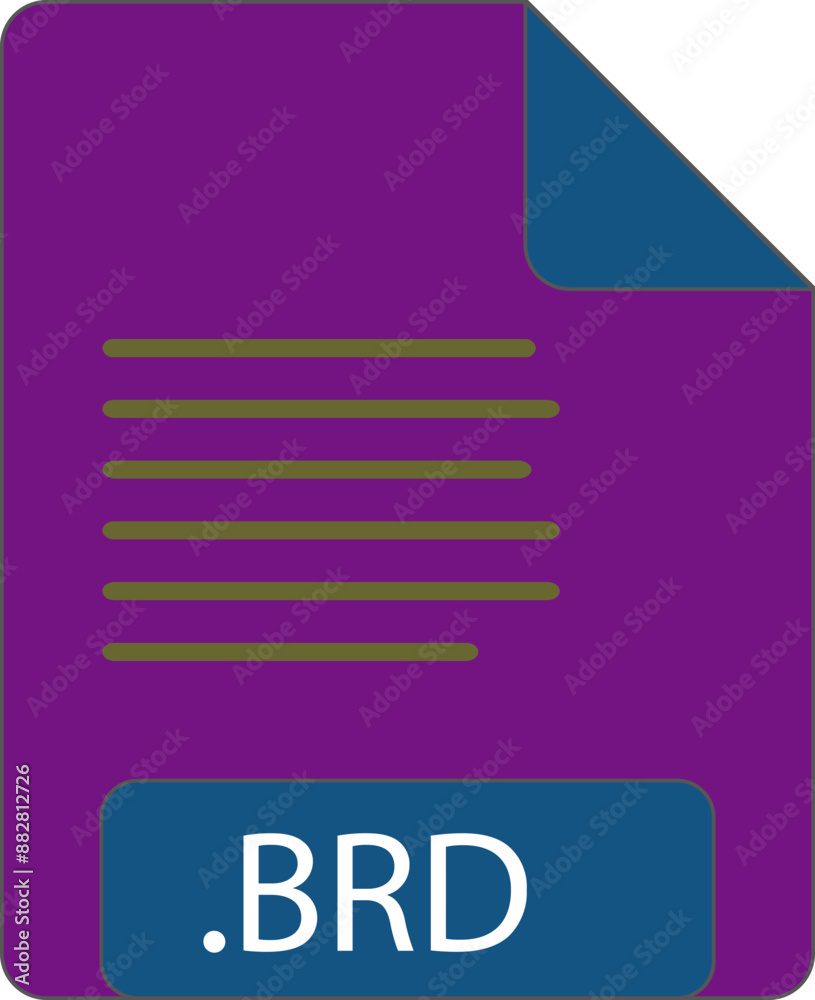 BRD File Icon minimal fill BRD File Icon minimal fill