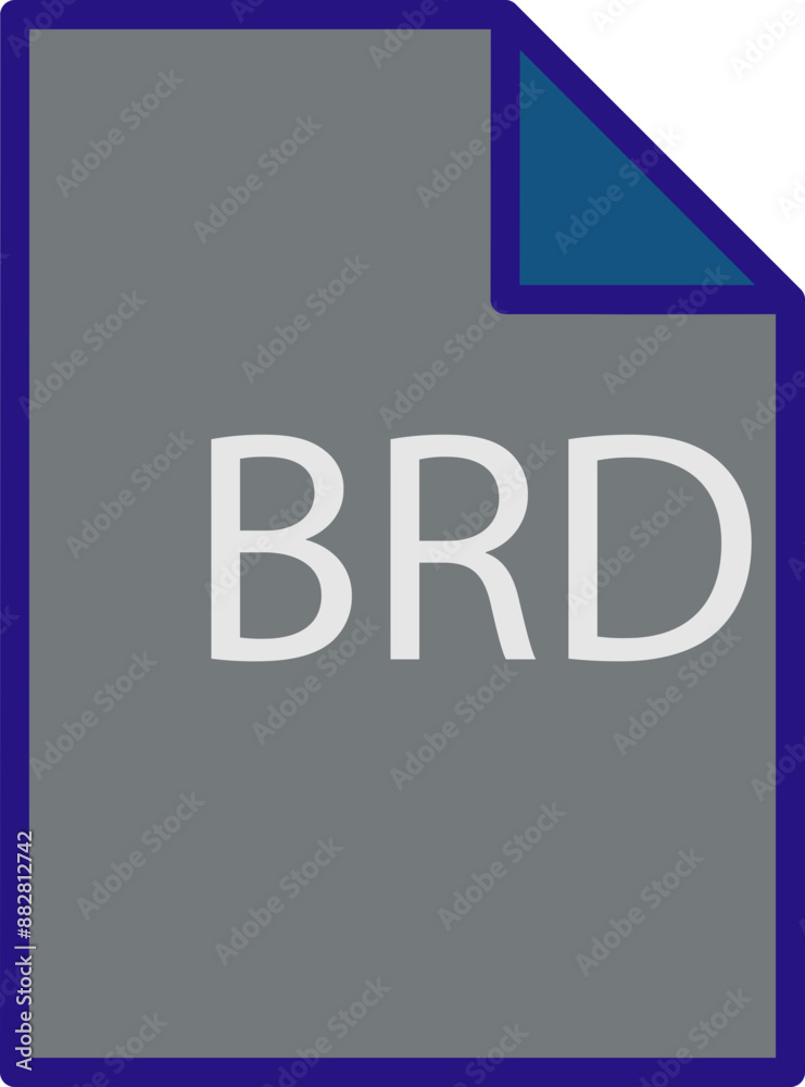 BRD File icon fill Crisp corners BRD File icon fill Crisp corners