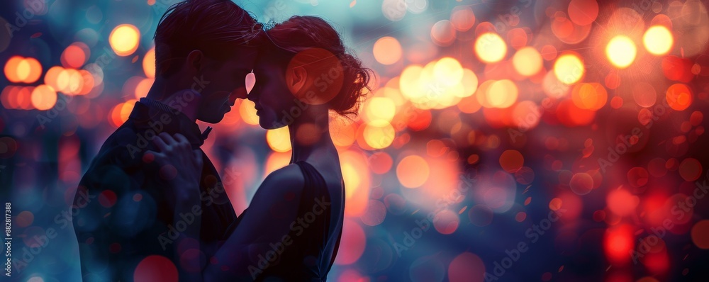 Twilight Tango Under Nightfall Nocturne, 4K hyperrealistic photo Twilight Tango Under Nightfall Nocturne, 4K hyperrealistic photo