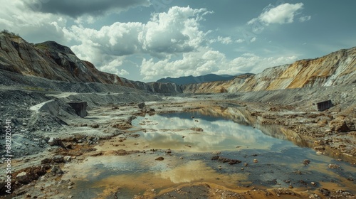 liquid waste outfall tailings dam