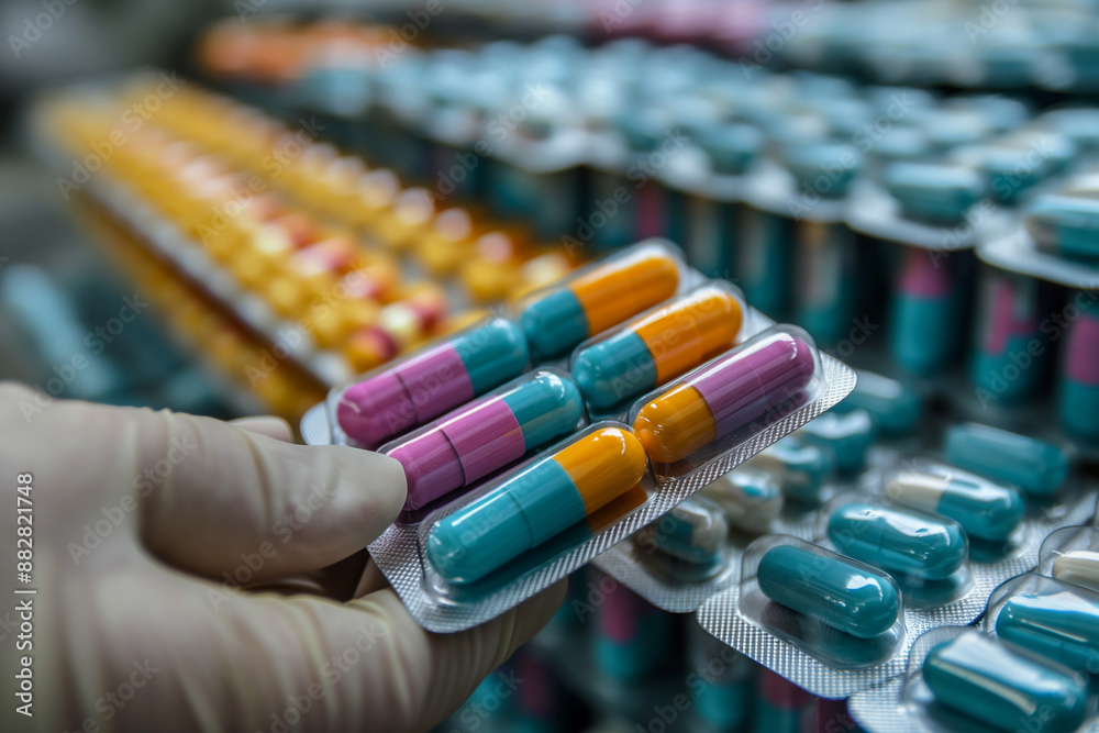 Pills, different colors, with selective focus. Various tablets, vitamins and dietary supplements. Medicine concept. Place for text. Copy space. Pills, different colors, with selective focus. Various tablets, vitamins and dietary supplements. Medicine concept. Place for text. Copy space.