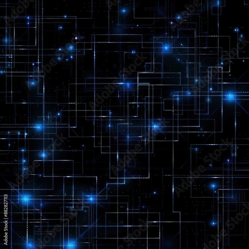 Digital Network Abstract Background