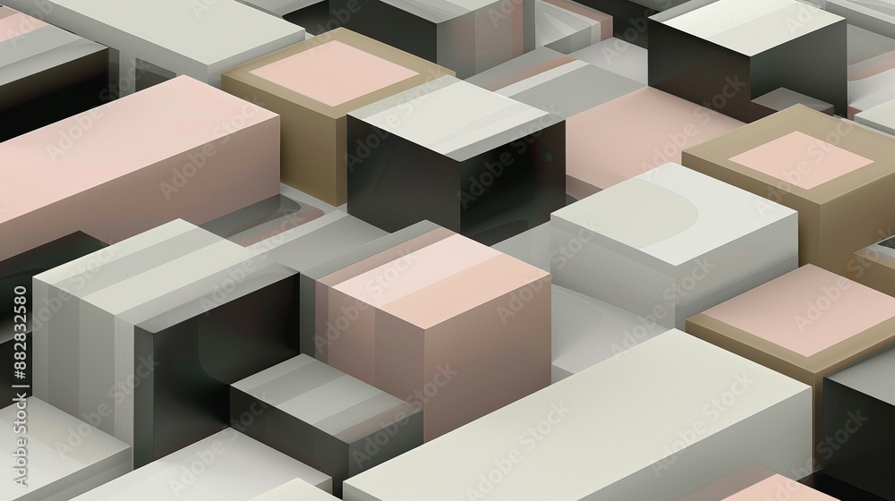 Abstract geometric pattern with soft pastel tones. Abstract geometric pattern with soft pastel tones.