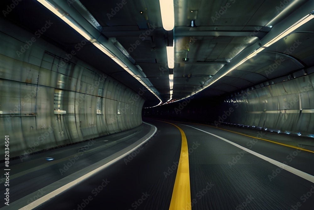 High Speed Tunnel Background Generative AI