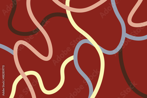 Abstract line wallpaper. Abstract vector. Simplicity. Backdrop. Gift wrap.Postcard. Graphic design. Multicolour. Fabric. Decorative. Colourful abstract line. Wave pattern. Ornament. Dynamic. Adorable.