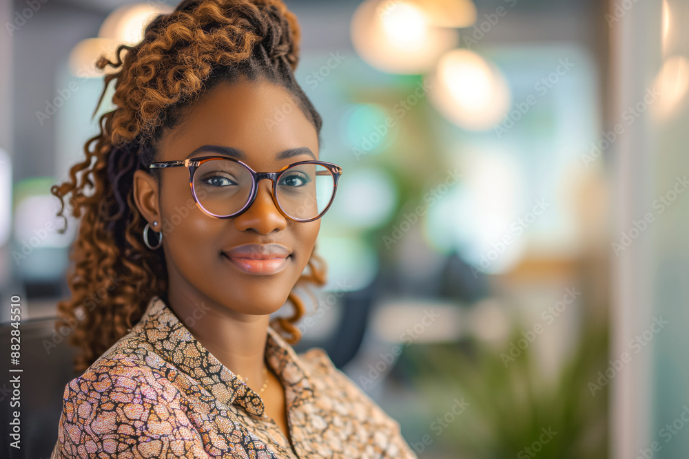 Portrait of a beautiful black business woman Portrait of a beautiful black business woman