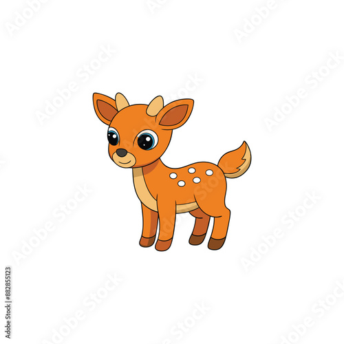 cartoon deer illustration