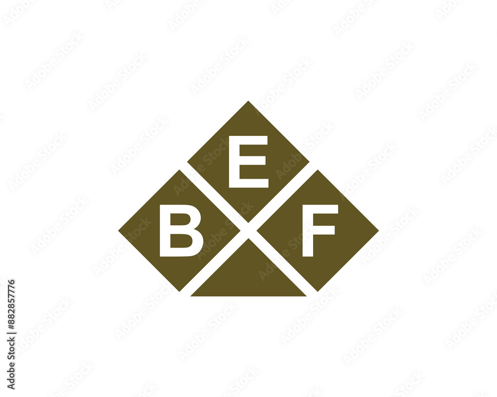 BEF logo design vector template. BEF logo design.