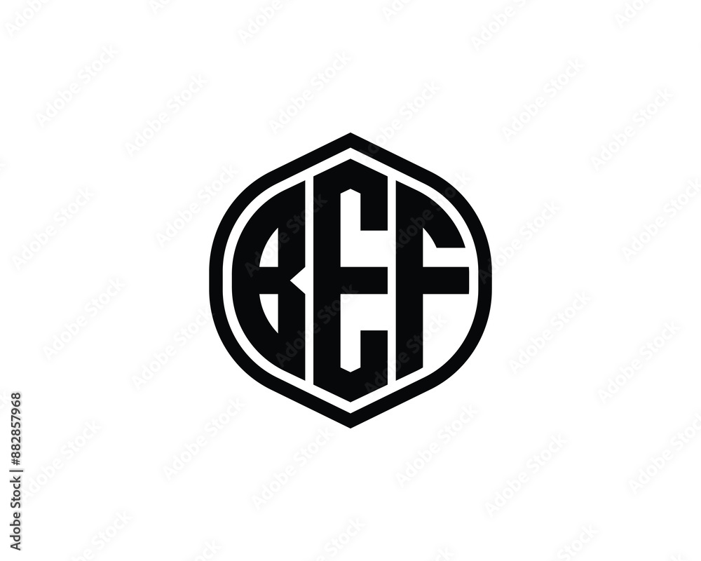 BEF logo design vector template. BEF logo design. BEF logo design vector template. BEF logo design.