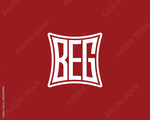 BEG Logo design vector template. BEG Logo design.