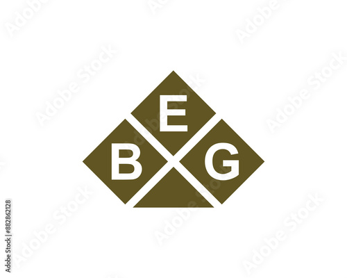 BEG Logo design vector template. BEG Logo design.