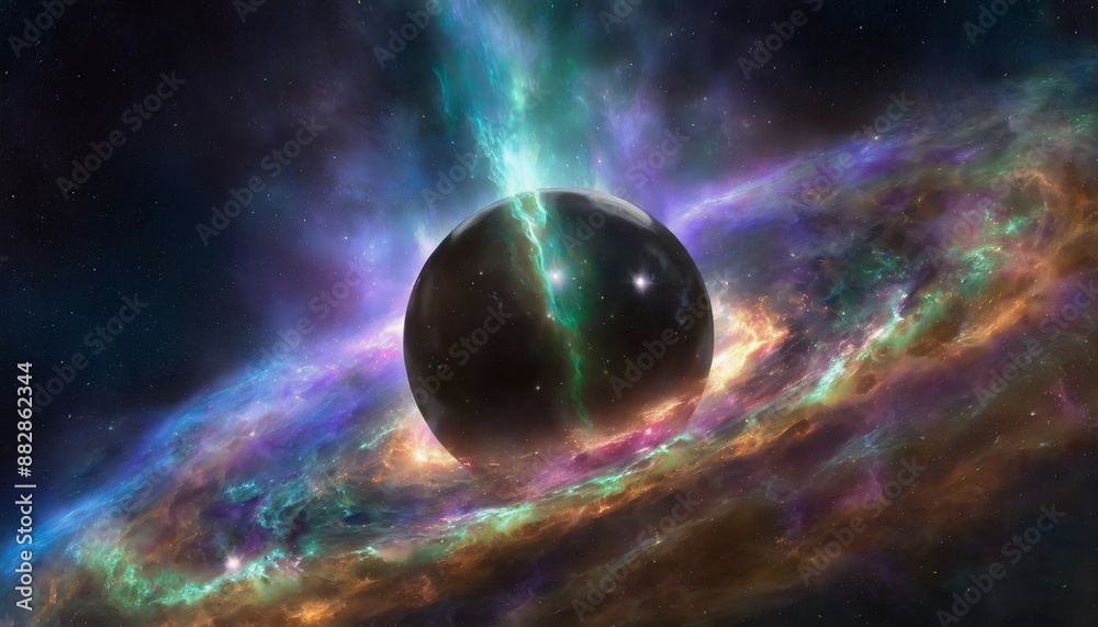 Obraz premium 量子的エネルギーのイメージ