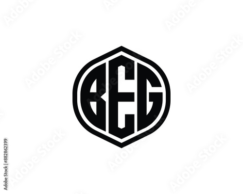BEG Logo design vector template. BEG Logo design.