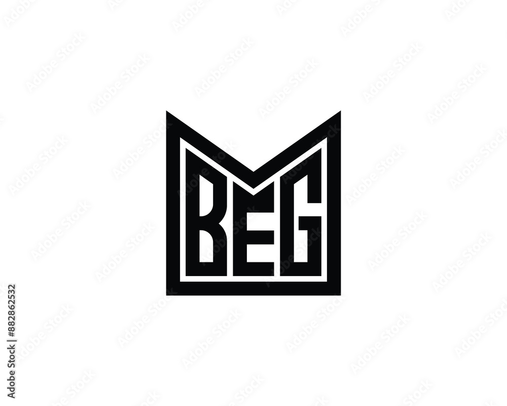 BEG Logo design vector template. BEG Logo design. BEG Logo design vector template. BEG Logo design.