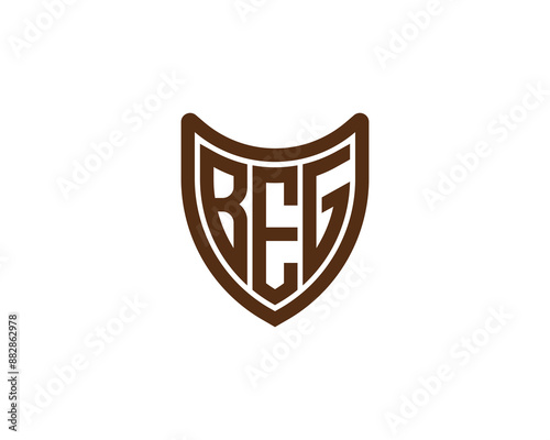BEG Logo design vector template. BEG Logo design.