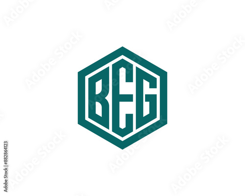BEG Logo design vector template. BEG Logo design.