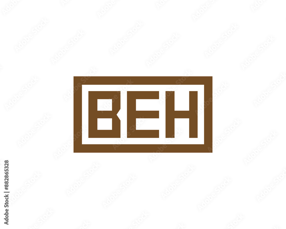 BEH Logo design vector template. BEH logo design. BEH Logo design vector template. BEH logo design.