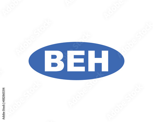 BEH Logo design vector template. BEH logo design.