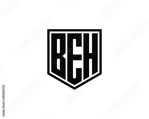 BEH Logo design vector template. BEH logo design.