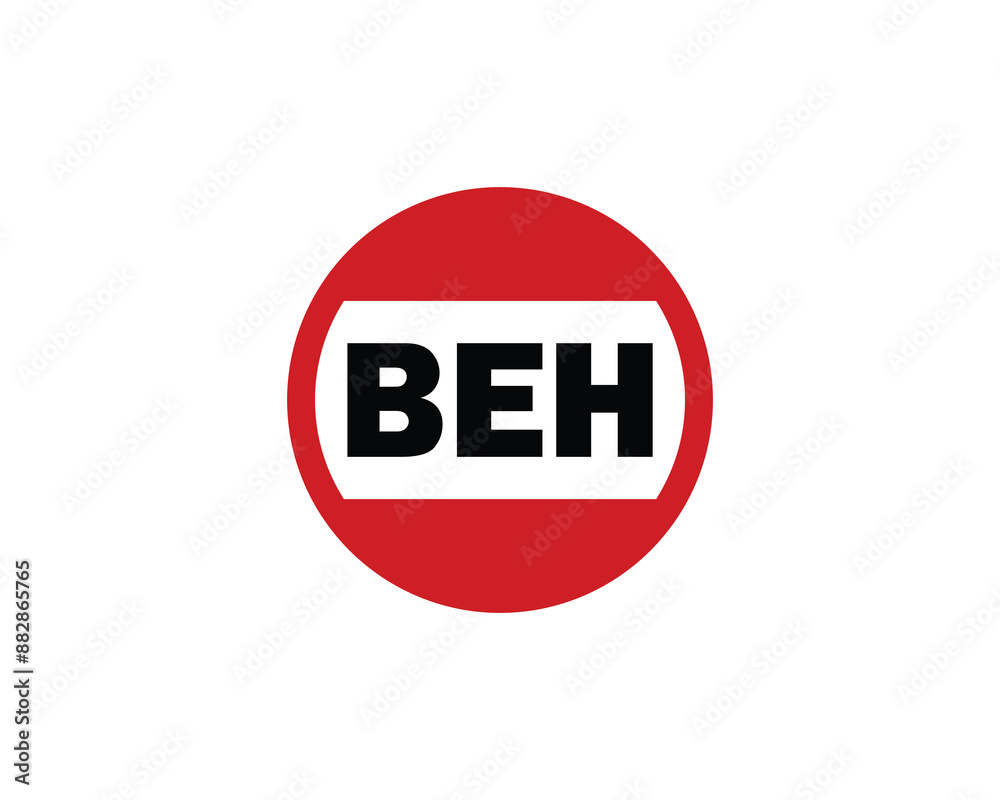 BEH Logo design vector template. BEH logo design. BEH Logo design vector template. BEH logo design.