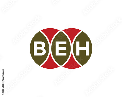 BEH Logo design vector template. BEH logo design.