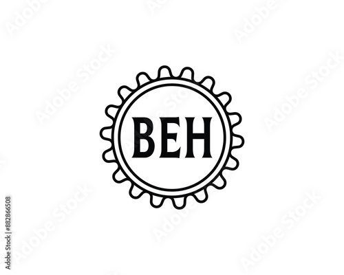 BEH Logo design vector template. BEH logo design.