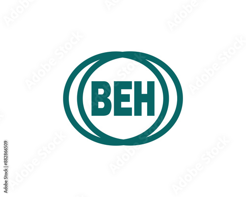 BEH Logo design vector template. BEH logo design.