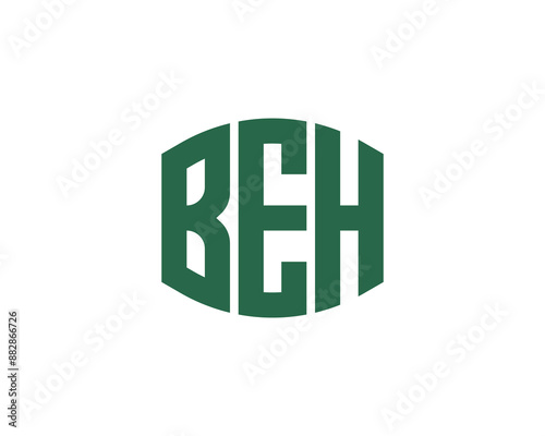 BEH Logo design vector template. BEH logo design.