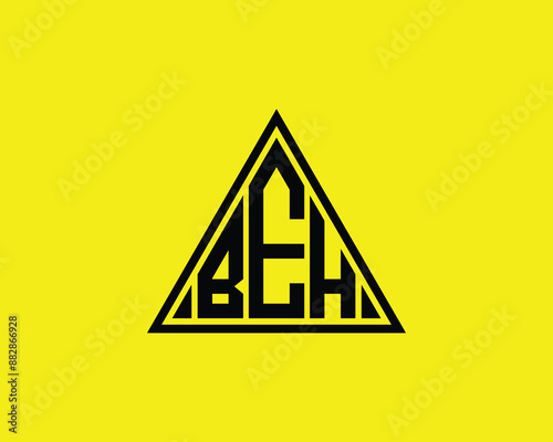 BEH Logo design vector template. BEH logo design.