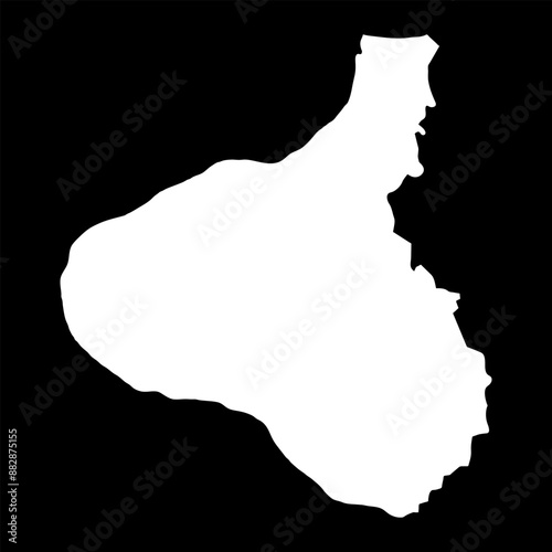 Taranaki Region map, administrative division of New Zealand. Vector illustration. photo