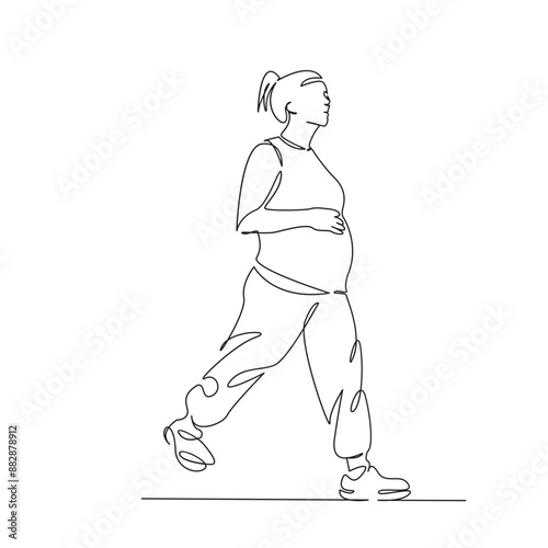 Wallpaper Mural One continuous single drawing line art flat doodle  concept, intelligence, science, brain, human, biology, organ, anatomy, mind. Isolated image hand draw contour on a white background
 Torontodigital.ca